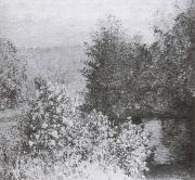 Claude Monet Garden Coner in Montgeron painting